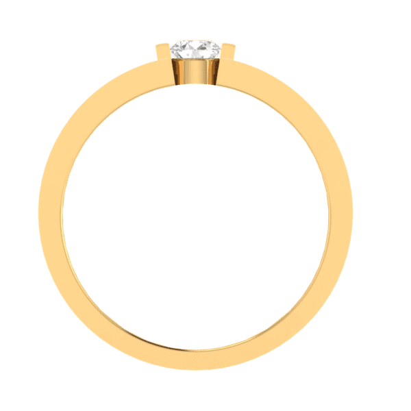 CLASSIC DESIGN GENTS DIAMOND RING WITH 18kt GOLD