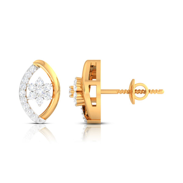 OVAL SHAPE EAR STUDS FOR WOMEN AND GIRLS