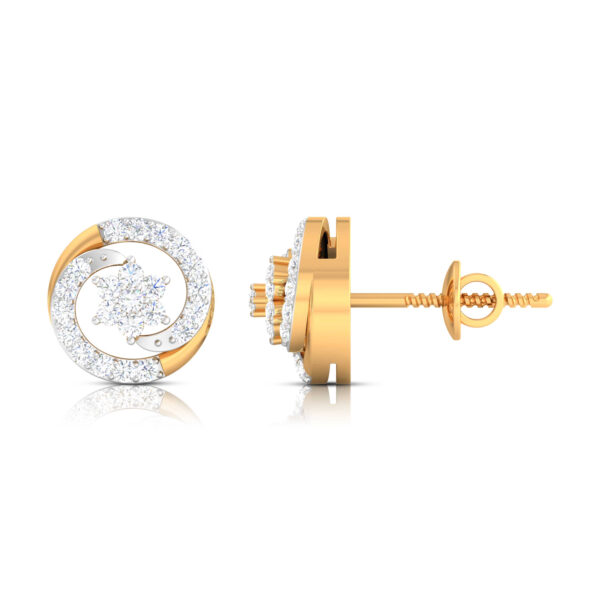 MOON STAR DESIGN EARSTUDS FOR WOMEN
