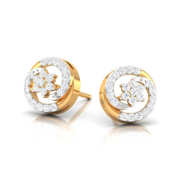 MOON STAR DESIGN EARSTUDS FOR WOMEN
