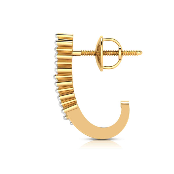 Evelyn Twinkle Diamond Hoop Bali