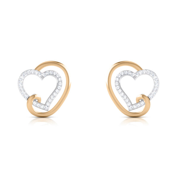 SINGLE HEART EARRINGS FOR WOMEN