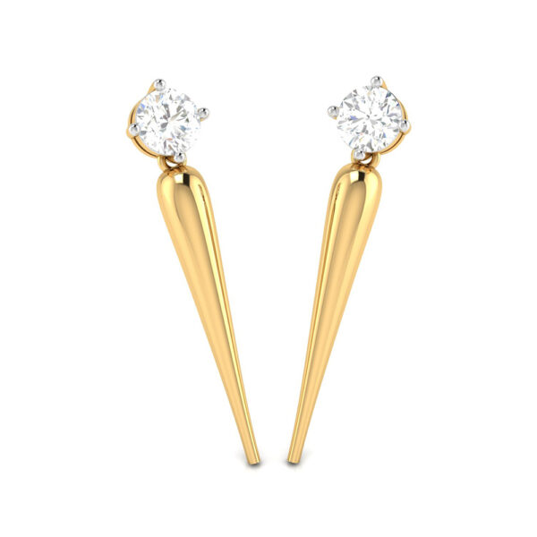 MOON BEAM EAR STUDS