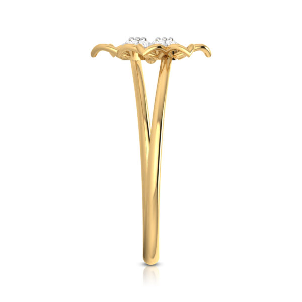 FLOWER DIAMOND RING FOR WOMEN