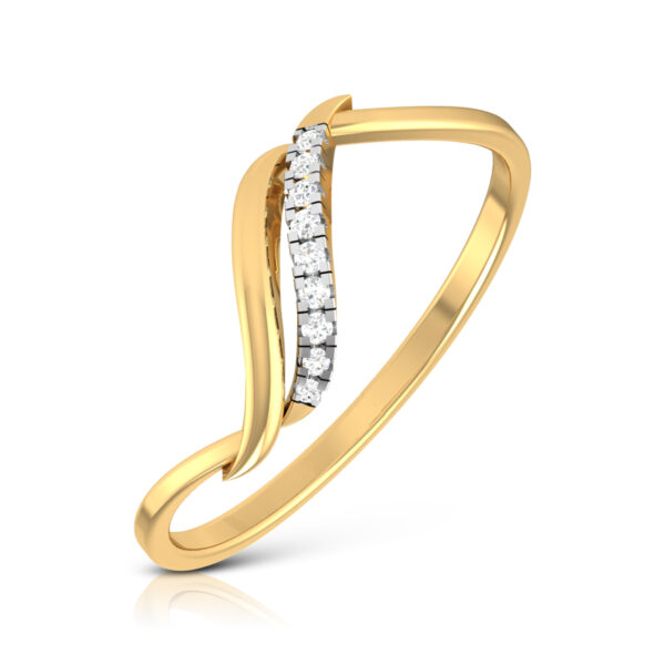 YELLOW DIAMOND RING FOR WOMEN AND GIRLS