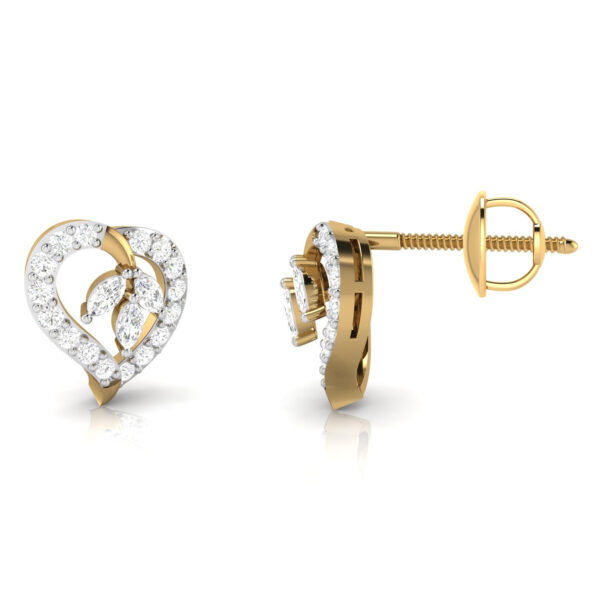 HEART SHAPE STUDS FOR GIRLS AND WOMEN