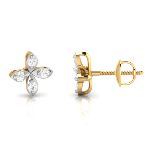 FOUR LEAF FANCY STUDS FOR WOMEN