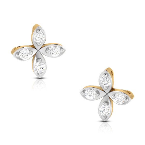 FOUR LEAF FANCY STUDS FOR WOMEN