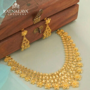 RATNALAYA TURK NECKLACE SET GOLD
