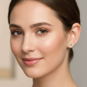 Perfect Gift for Women, BIS Hallmark Gold Earrings 22kt
