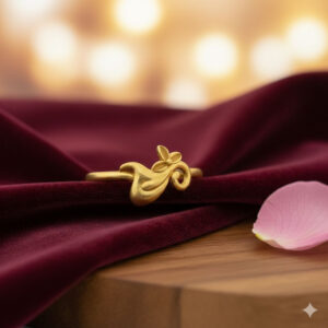 WOMEN/GIRLS GOLD RING FANCY 22kt