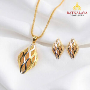 BEST PENDANT SET FOR WOMEN IN BUDGET AND LIGHT WEIGHT 22KT