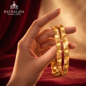 TRADITIONAL PAIR BANGLE FOR WOMEN 22KT GOLD