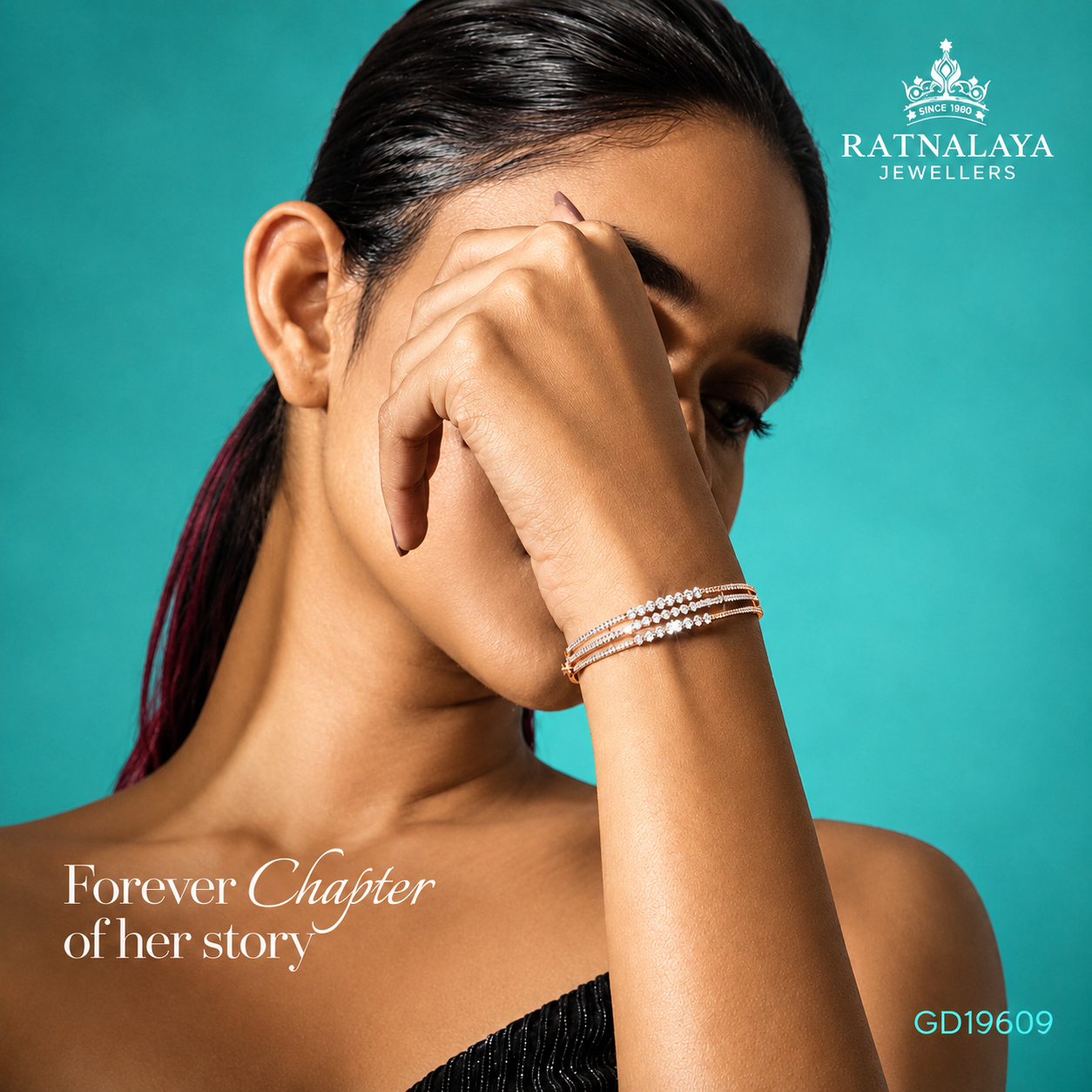 Natural Diamond Bracelet | Contemporary Multi-Row Design 💎 Natural Diamond Bracelet | Contemporary Multi-Row Design 💎