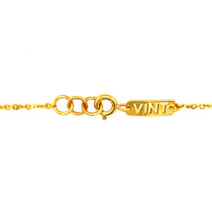 Traditional Flat Curb Link KIDS Gold Chain