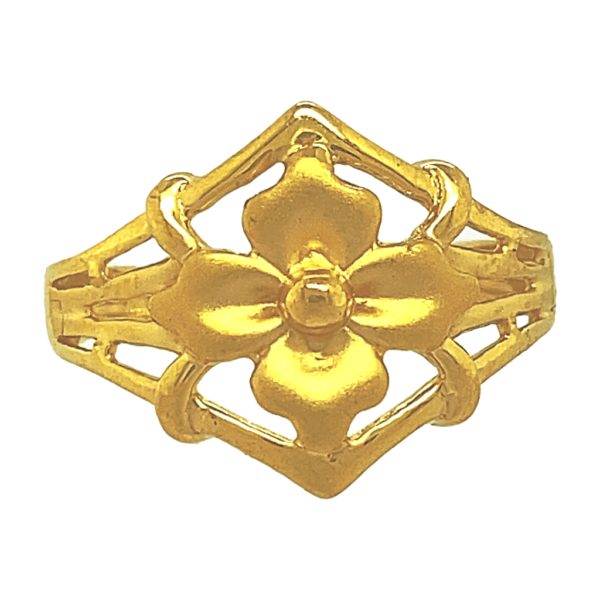 Ladies 916 Yellow Gold Ring - Daily Wear