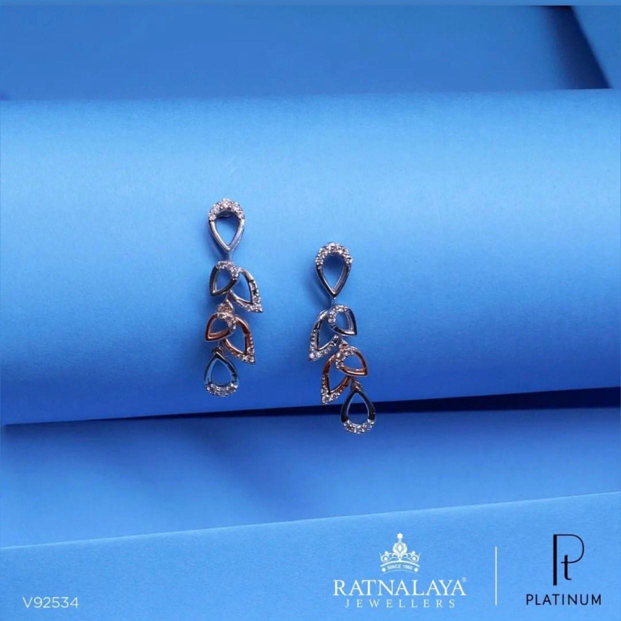 Deer Eye Diamond Platinum Earrings Online Jewellery Shopping India |  Platinum 950 | Candere by Kalyan Jewellers