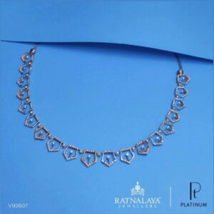 Fair Of Circle Platinum Necklace