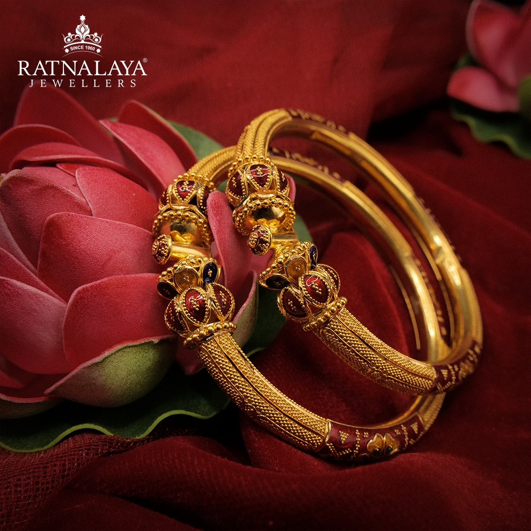 Gold Plated Lotus Flower Design Ring For Women
