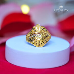 Three Layer Flower Ring for Women