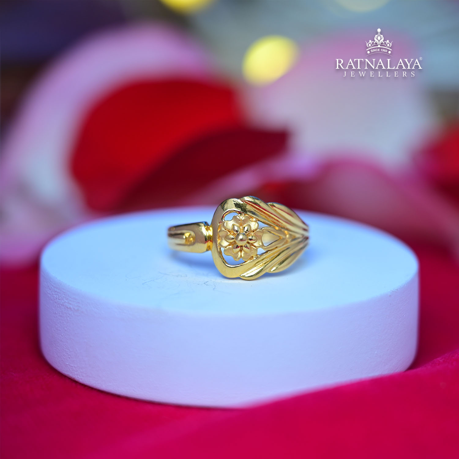 Yellow Gold Finger Ring For Women | SEHGAL GOLD ORNAMENTS PVT. LTD.