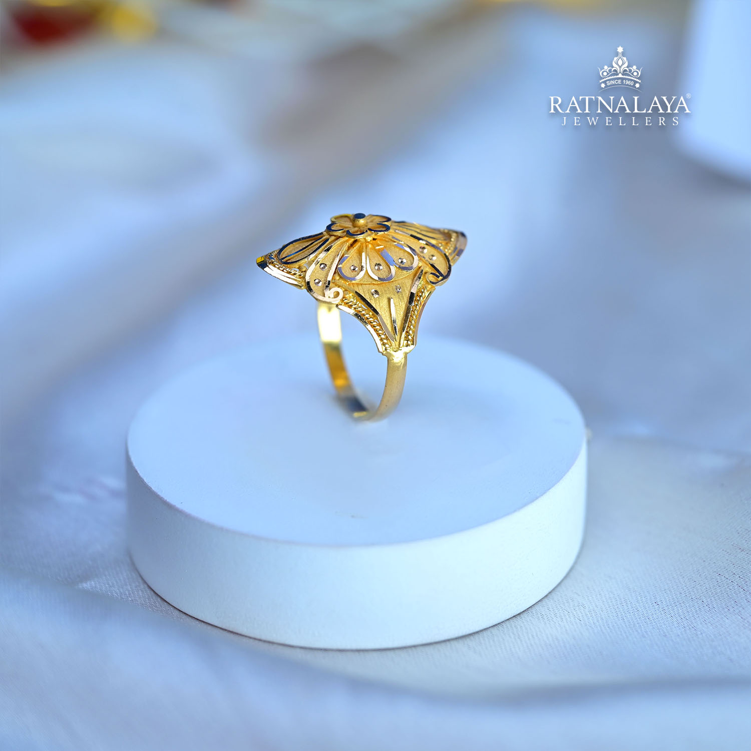 Yawl Sail Plan Gold Ring - Nautical Jewelry Originals