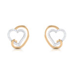 SINGLE HEART EARRINGS FOR WOMEN