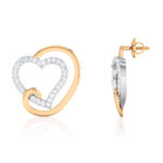 SINGLE HEART EARRINGS FOR WOMEN