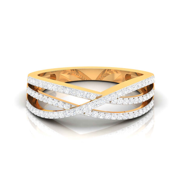 Ines Diamond Spectacle Ring