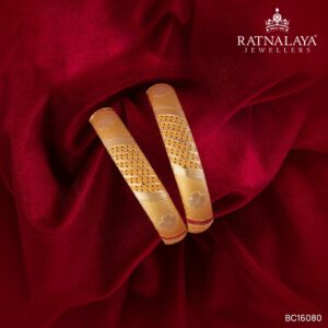 FANCY TRADITIONAL CHURI - 2PC 22KT GOLD PURE