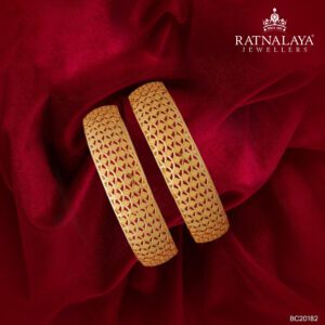 GOLD BANGLES 2PC FOR WOMEN 916 PURITY (RATNALAYA JEWELLERS)