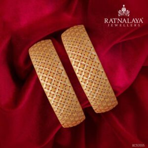 1 PAIR TRADITIONAL BANGLE FOR WOMEN GOLD 18KT