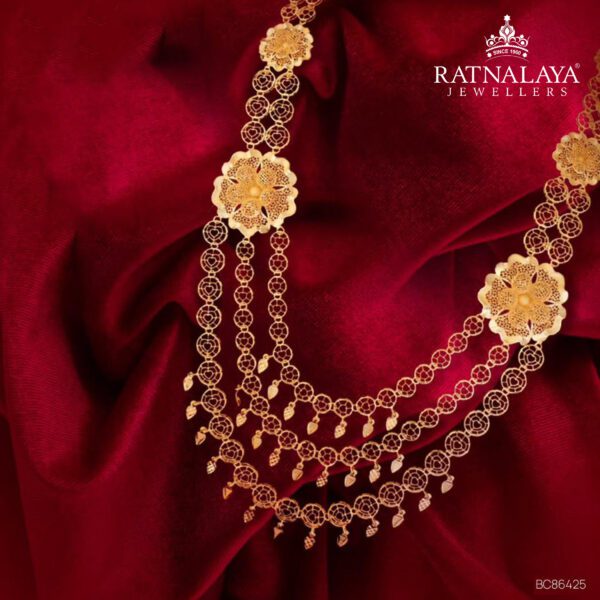 TURKISH LONG SET FOR WOMEN 18kt GOLD RATNALAYA JEWELLERS