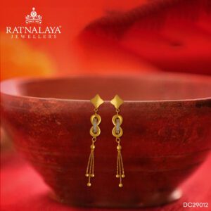 FANCY TRANDING DESIGN OF EARRINGS 22kt GOLD