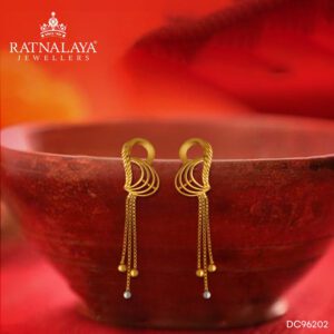 FANCY EARRINGS 22kt GOLD RATNALAYA JEWELLERS