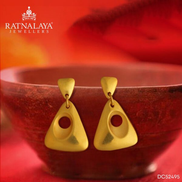 STATEMENT EARRING FOR GIRLS AND WOMEN 22kt GOLD