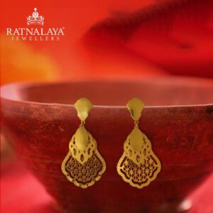 FANCY EARRINGS 22kt GOLD RATNALAYA JEWELLERS