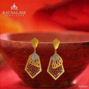 GOLD EARRINGS BY RATNALAYA JEWELLERS 22kt GOLD